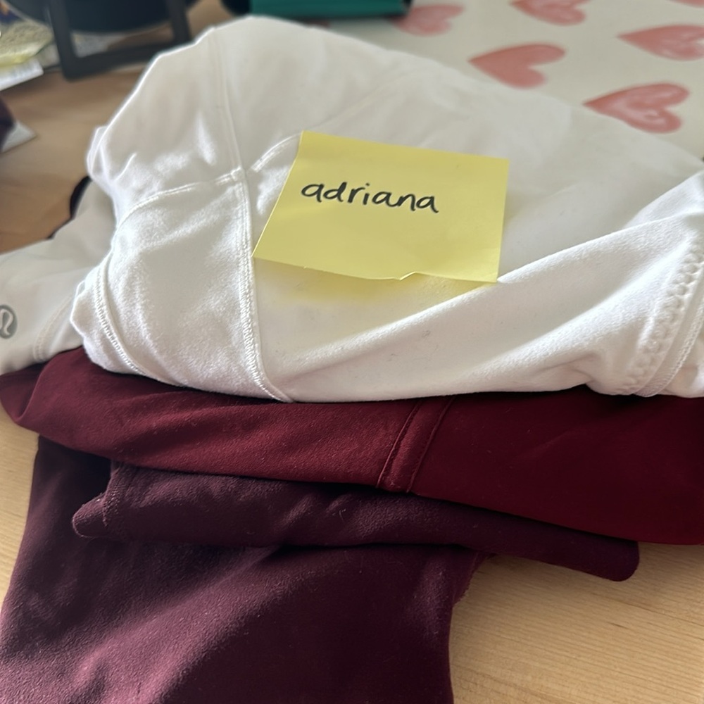 lululemon bundle - aligns, shorts and quarter zip
